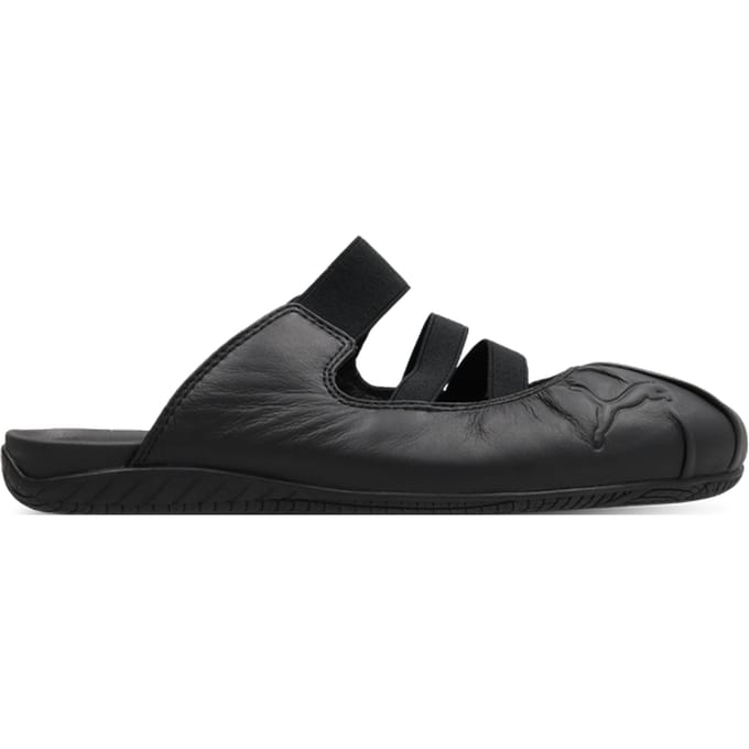 Puma Speedcat Slippers en Sandalen Dames - Zwart - Maat 38.5 - Suède