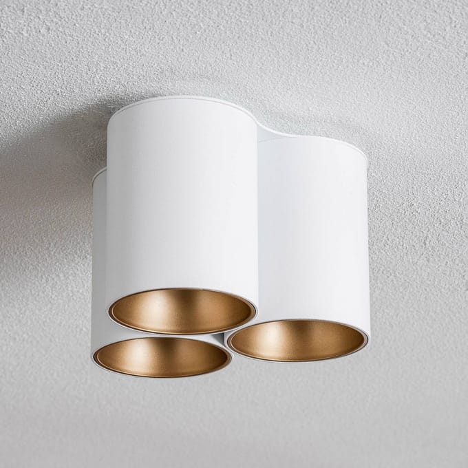Nowodvorski Lighting Plafondlamp Eye Tone III, wit/goud