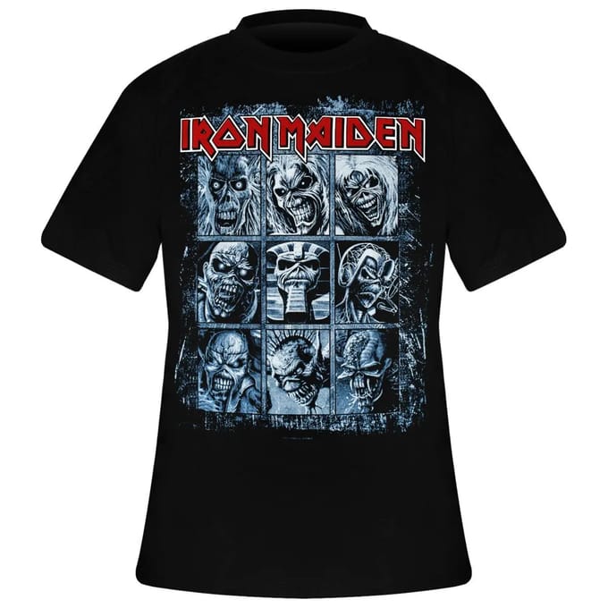 T-shirt Rock à Gogo Iron Maiden - 9 Eddies