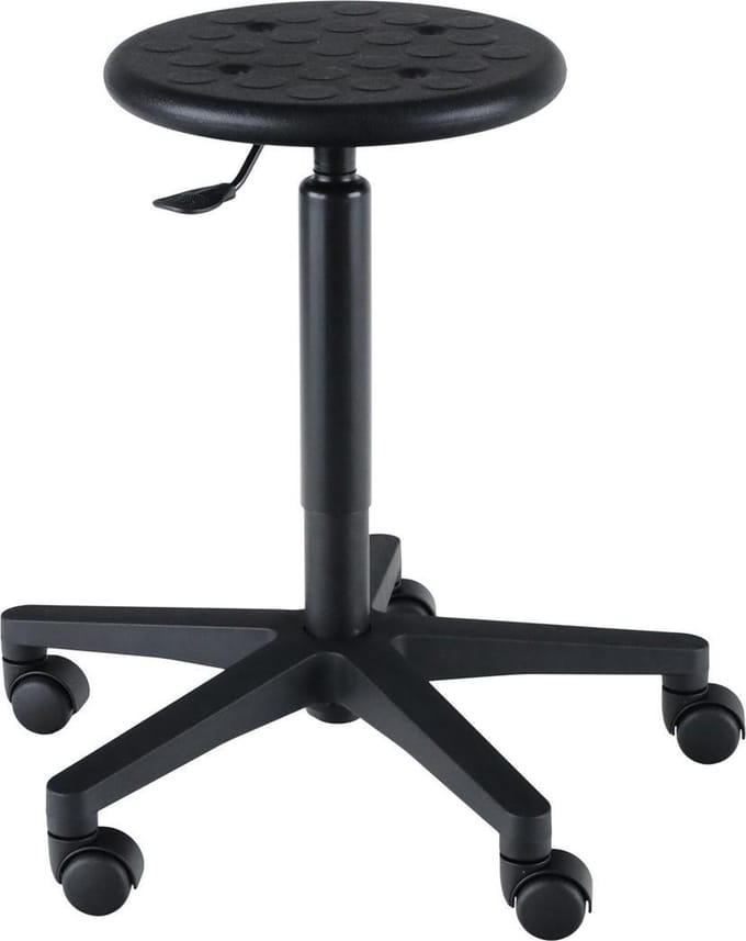 Wesjon - PEB3025 eco - Tabouret Kruk - PUR zitting - hoogte verstelbaar - wielen