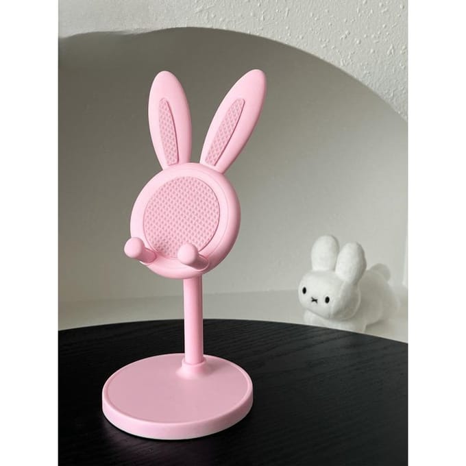 1 pièce Mignon Lapin Forme Multi-Fonction Réglable Support de Téléphone, Extensible Holder Inclinable 1PC Pink