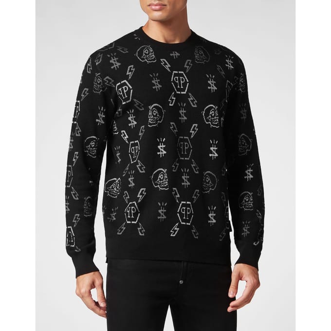 Pullover Ronde Hals Monogram
