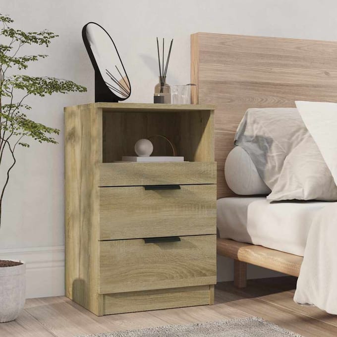 vidaXL - Nachtkastjes - Sonoma - Eiken - Medium - Engineered - wood
