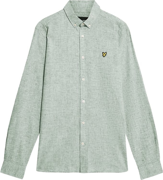 Lyle & Scott - Hemd - Maat XL - Mannen - X583 Green Merc -