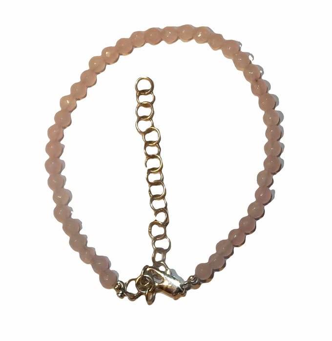 Kralen Armband 4 mm Natuursteen