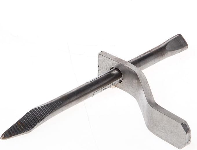 Toolland Pleisterhaak, 2 stuks, zwart, 200 mm