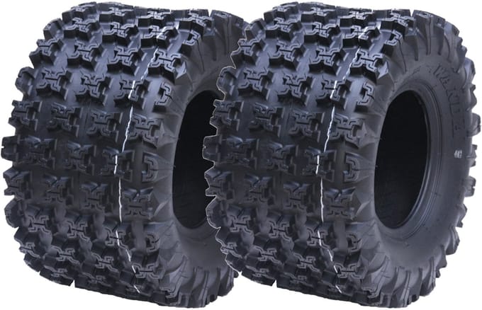 20x11.00-9 Slasher ATV-banden, 20 11-9 6-laags Wanda, goedgekeurd voor de openbare weg, WP02, set van 2