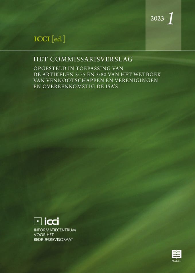 Het Commissarisverslag. - Icci - F. Caluwaerts