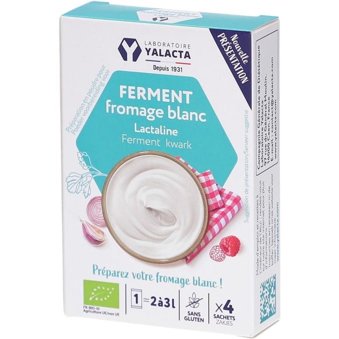 Yalacta Ferment Kwark Lactaline Bio 4x4g