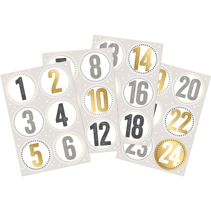 Sticker "Adventsnummers" - Elegant
