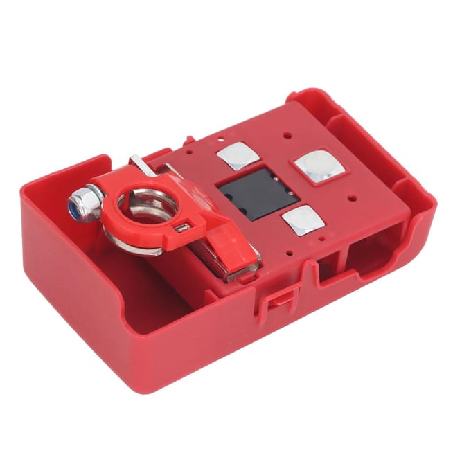Terminal Zekeringblok Kit 400A Marine Geschikt Batterijhouder Waterdicht M 8 M5 Stud 32V red