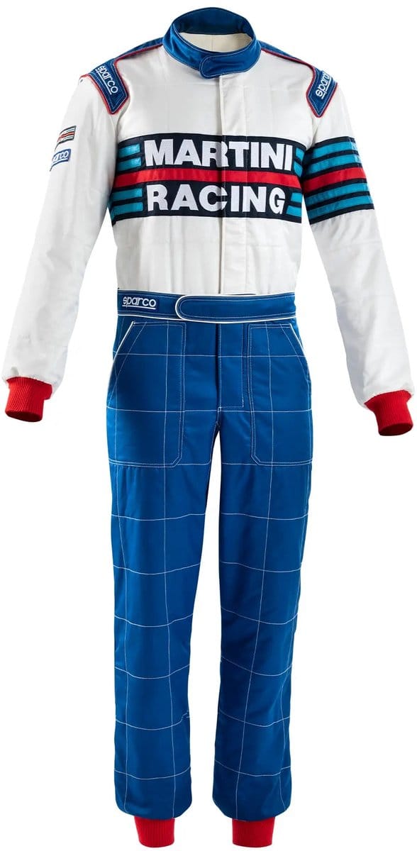 Sparco Martini Racing Racepak Competition R567 Martini Racing Overall - Blauw - Maat 48