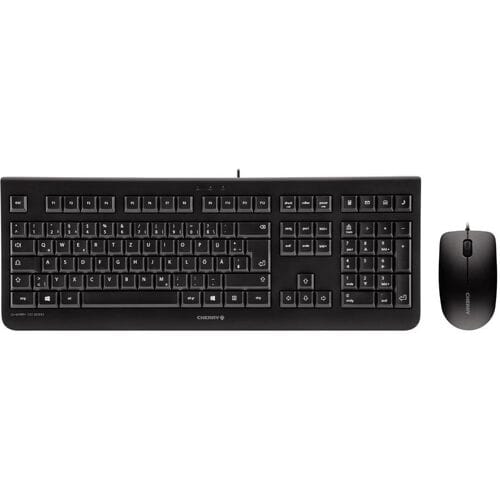 CHERRY DC 2000 - Toetsenbord en muis set - USB - VS - toetsschakelaar: CHERRY LPK - zwart