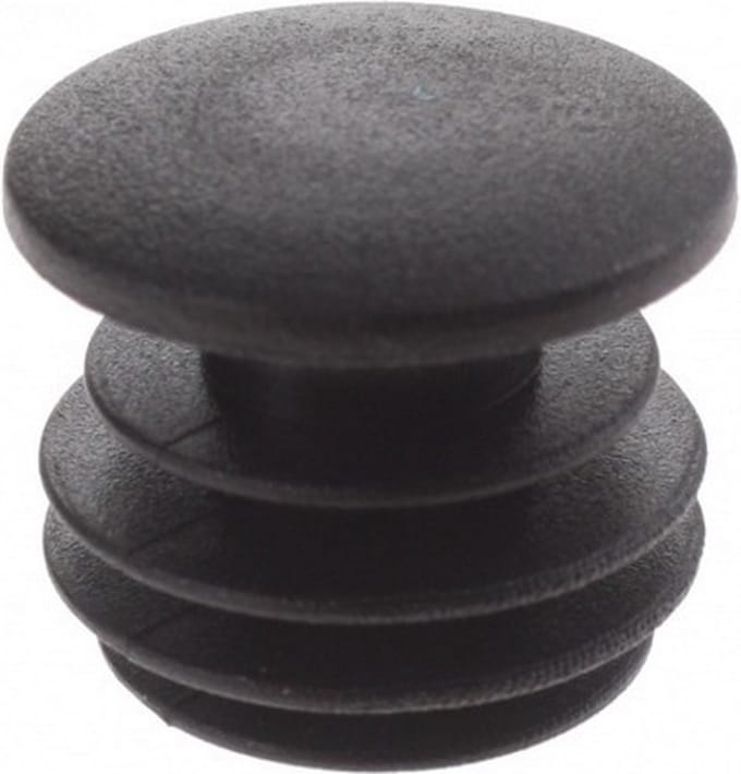 stuurdop 22 mm zwart per stuk