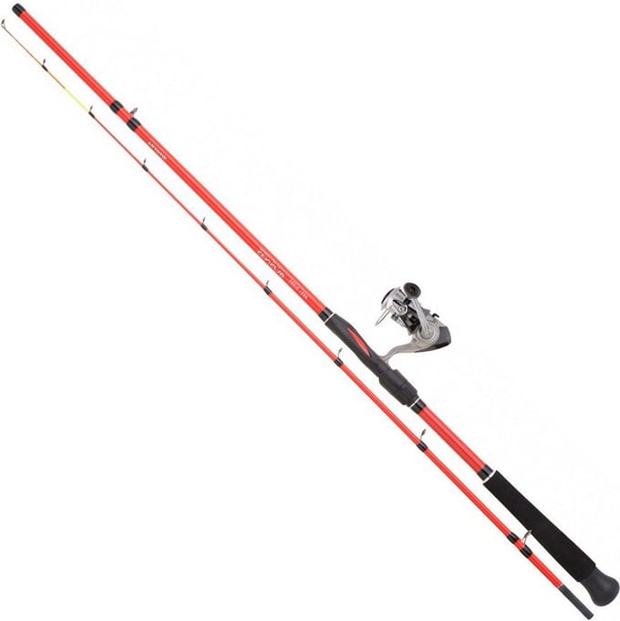Daiwa Sensor Boat Squid+q830fm Eiergooi-combo Oranje 1.80 m / 30-150 g