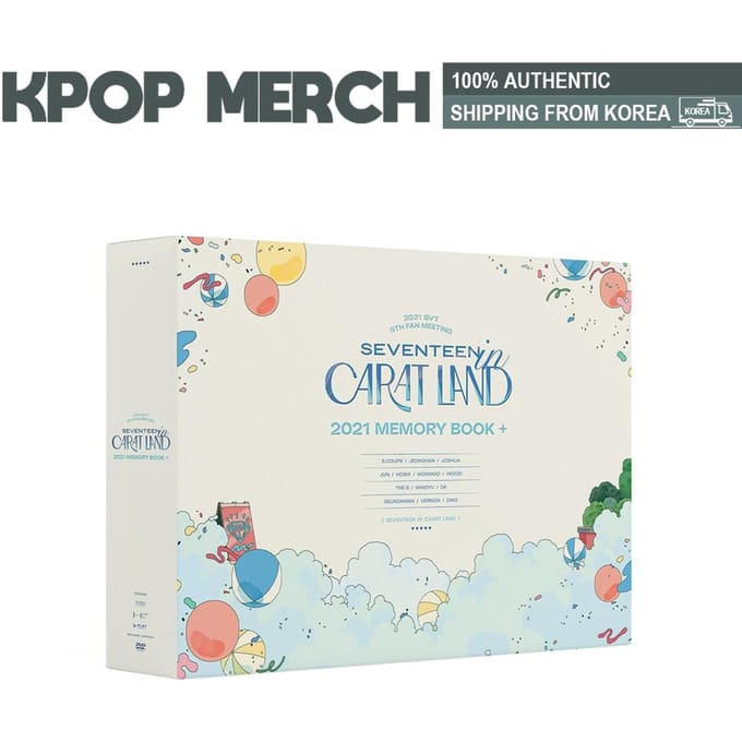 Seventeen - 2021 Seventeen in Carat Land Memory Book + DVD B-grade