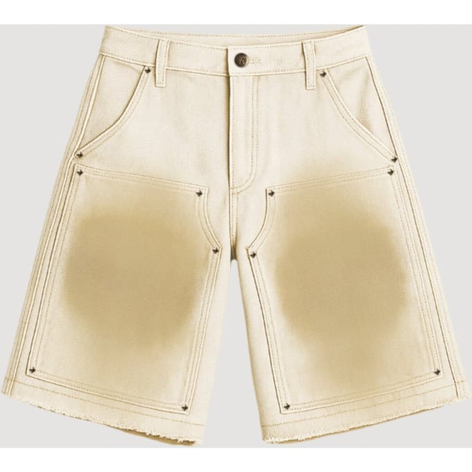 Workwear Shorts Cream