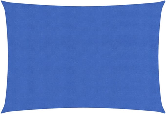 vidaXL - Zonnezeil - 160 - g/m² - 2x3,5 - m - HDPE - blauw