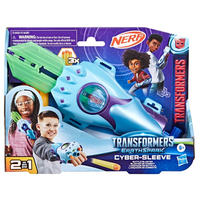 NERF Transformers Earthspark Cybersleeve - Blaster