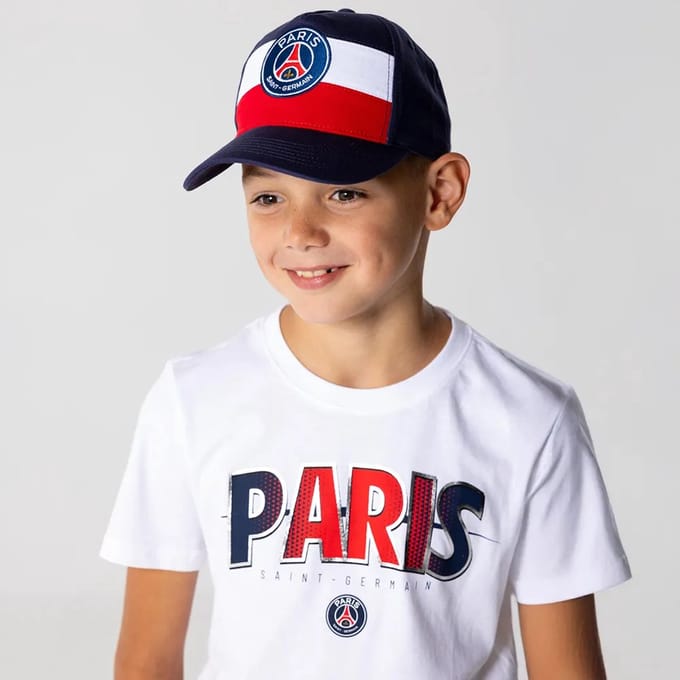 PSG stripe logo pet voor kinderen - Officieel PSG product - Paris Saint-Germain cap