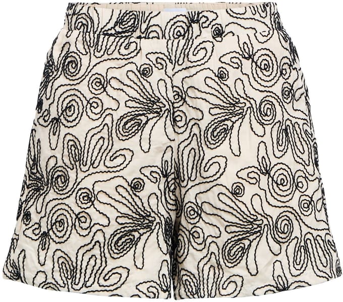 Object Objkerry Hw Shorts Broeken Dames - Ecru - Maat 34