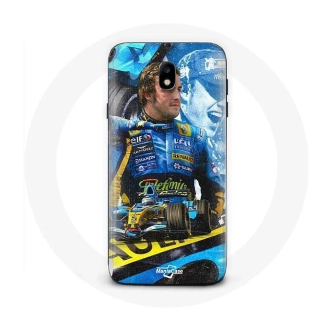 Case voor Samsung Galaxy j7 2017 Formule 1 Fernando Alonso F1 wereldkampioen