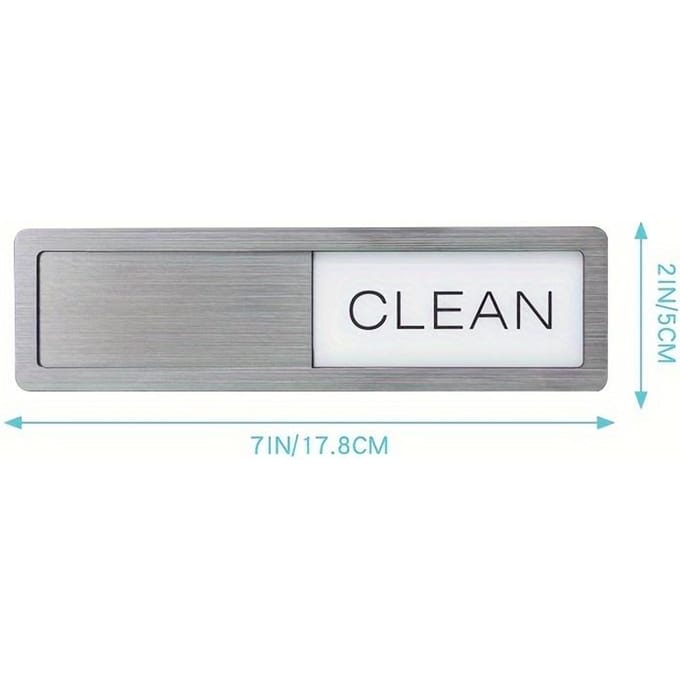 Aimant Acrylique pour Lave-Vaisselle - Indicateur Coulissant Facile Propre/Sale, Accessoire de Cuisine Solide & Élégant