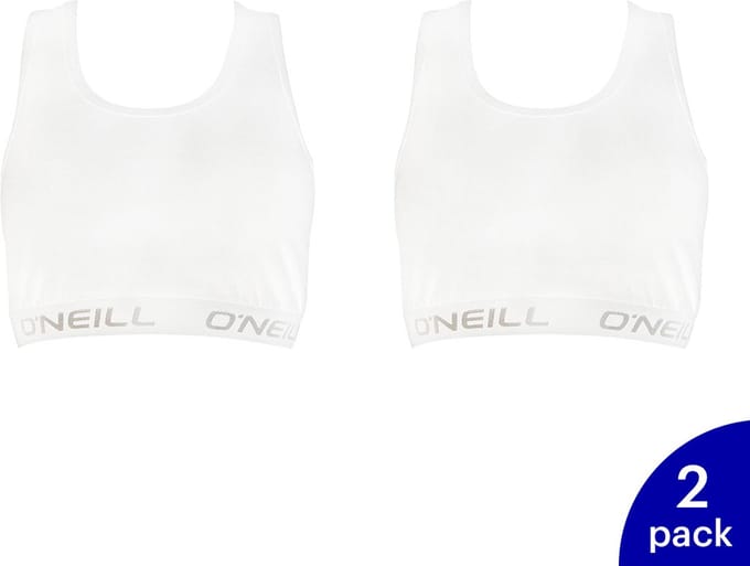 O'Neill - 4-Pack - Dames Sporttop - Onzichtbaar Katoen - Dames - wit - S - 809001