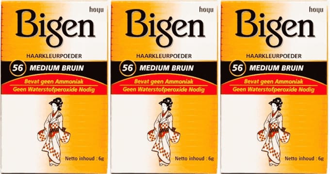 Bigen Hair Powder - 56 Rich Medium Brown - Voordeelverpakking 3 Stuks