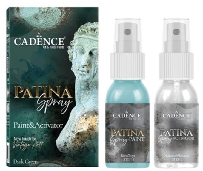 Cadence Patina Spray Paint Set Dark Green 50ml + 50 ml