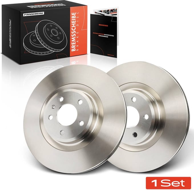 Frankberg 2x Remschijven Vooras voor Audi A4 Avant 8K2 8K5 30L