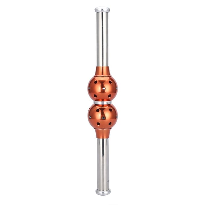 Massage Roller Stick Magnetisch Massagepunt Moxibustion Rollende Rugmassager brown