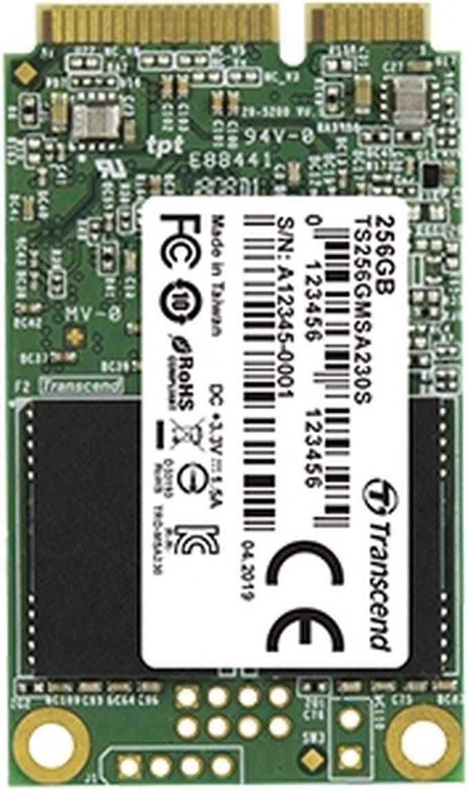 Transcend MSA230S mSATA SSD harde schijf 256 GB mSATA