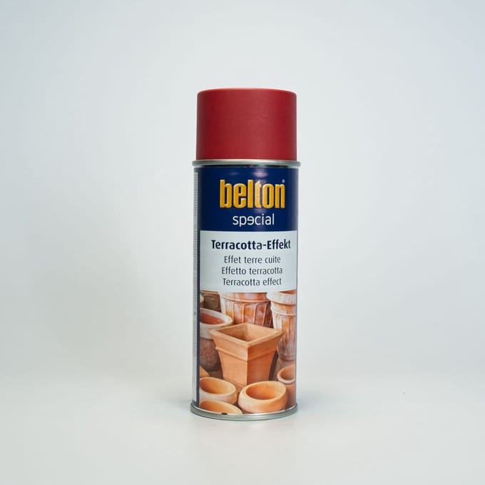 Spuitbus terracotte effect oriënt rood Belton 400 ml