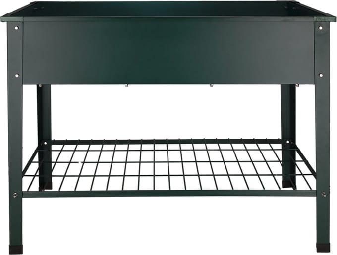 Esschert Design - Verhoogde kweekbak - metaal - groen - L