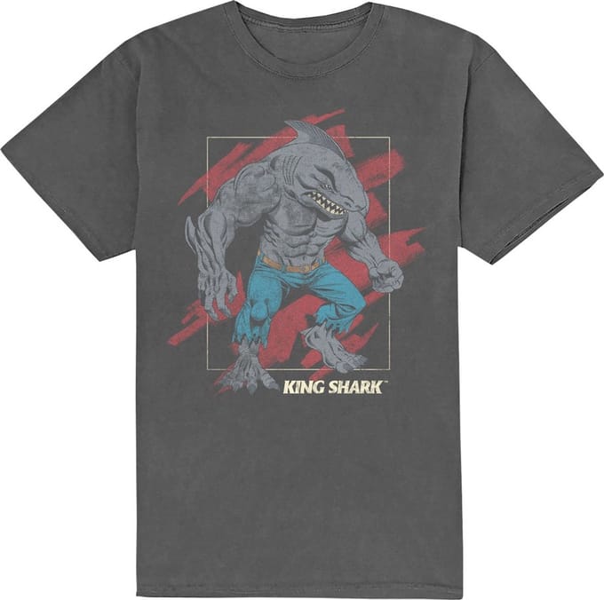 DC Comics King Shark - King Shark Heren T-shirt - M - Grijs