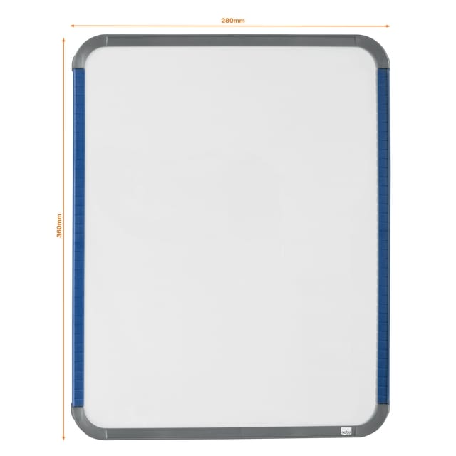 Nobo Mini Magnetisch Whiteboard met Smal Frame 360x280mm - Blauw