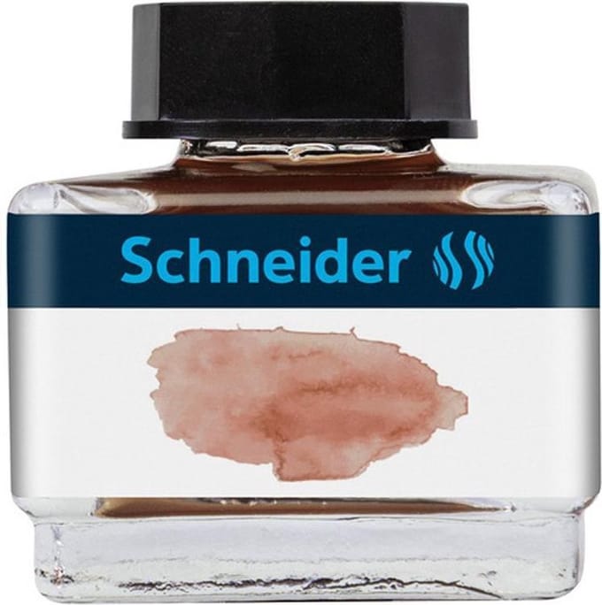 Schneider inktpotje - inhoud 15ml - pastel Cognac - S-6937