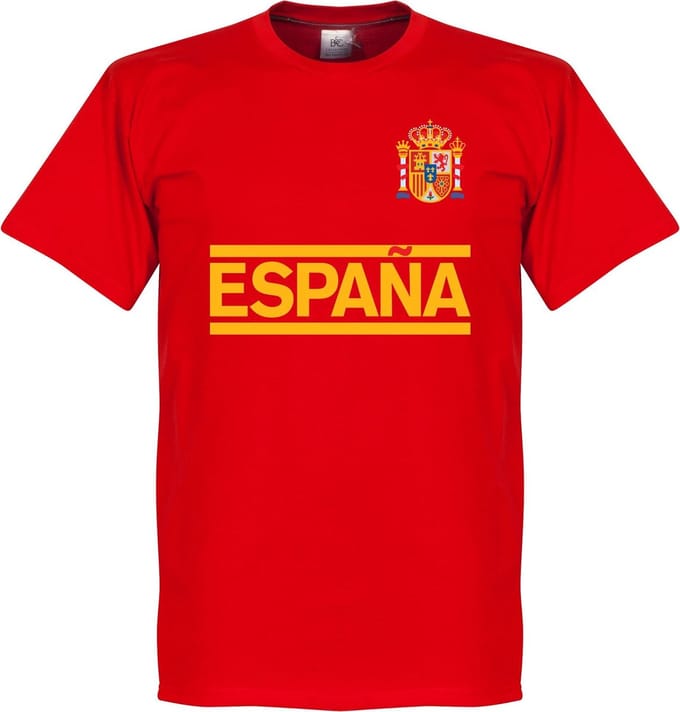 Spanje Team T-Shirt - Rood - L