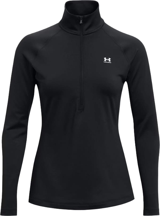 Under armour cg authentics 1/2 zip in de kleur zwart.