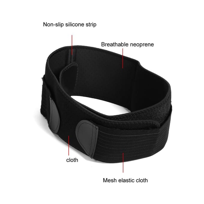 Bekken Heup Correctie Riem Postpartum Verstelbaar Herstel Verstelbare Bekken SteunriemGemiddeld Uniform Size black