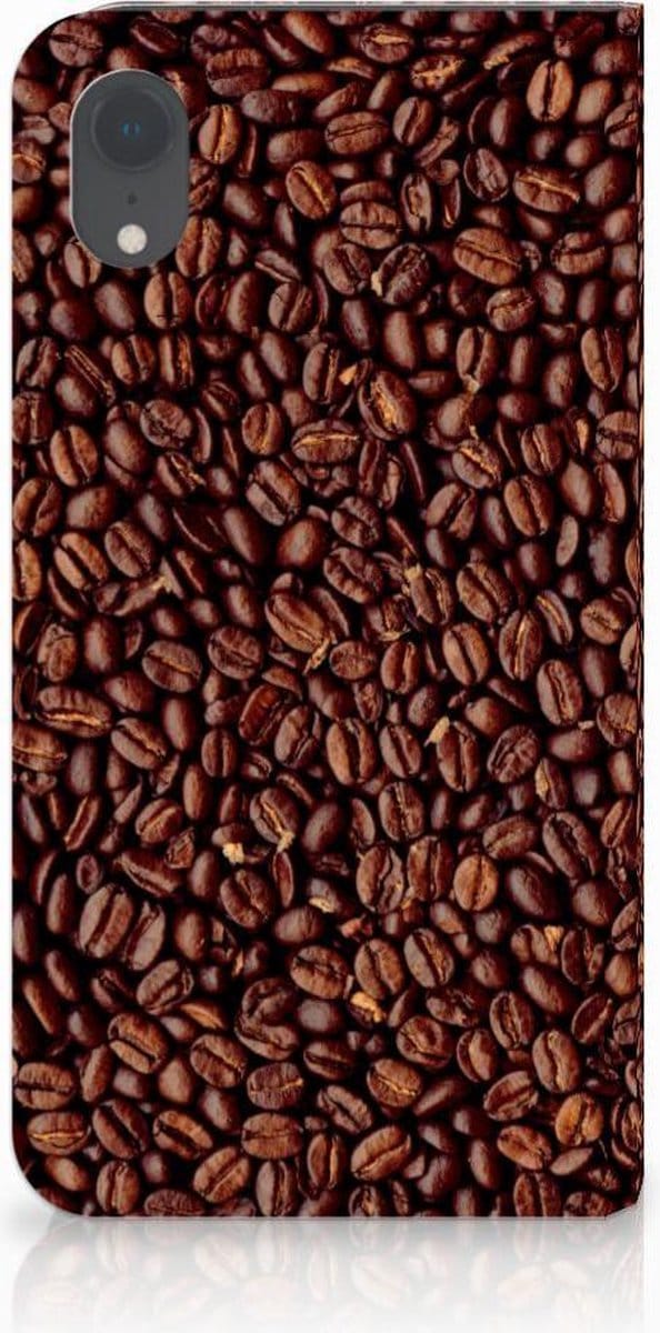 Apple iPhone Xr Flip Style Cover Koffiebonen