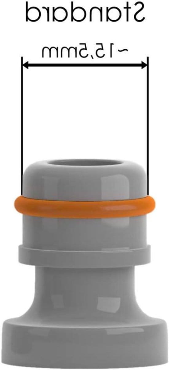 Cirkelsproeier met grondpen - Gazonsproeier impulssproeier - Gazon besproeien - Instelbaar sproeioppervlak - 244 m² - Groen-grijs