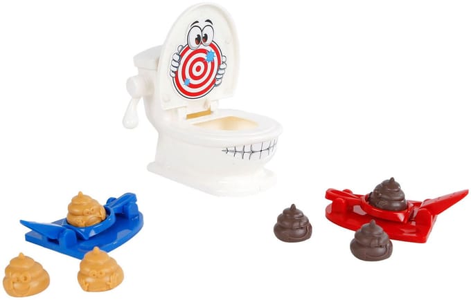 Poep Schieten in het Toilet Kinderspel
