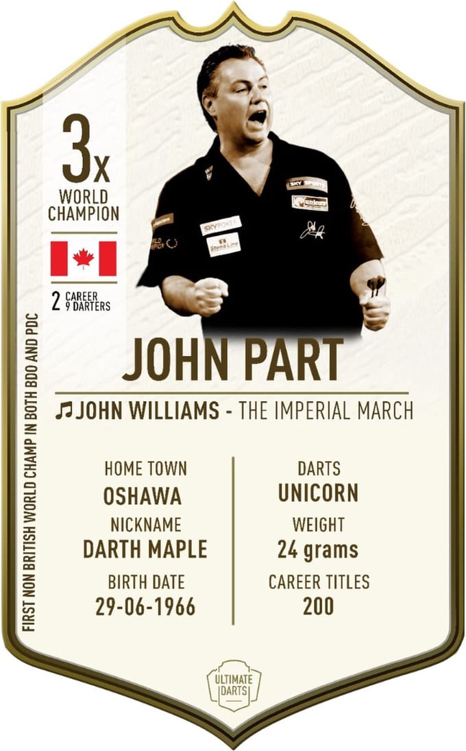 Ultimate Card Immortals John Part | 37x25cm