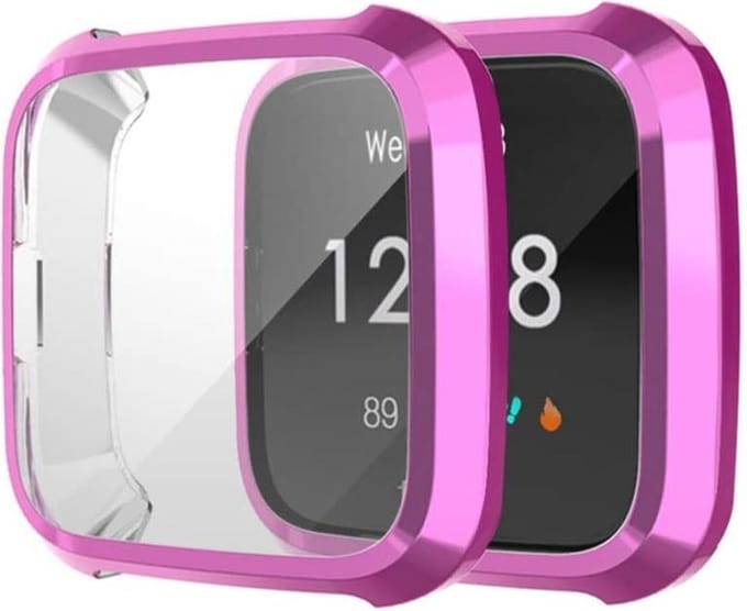 YPCd FitBit Versa Lite Siliconen Case - Paars