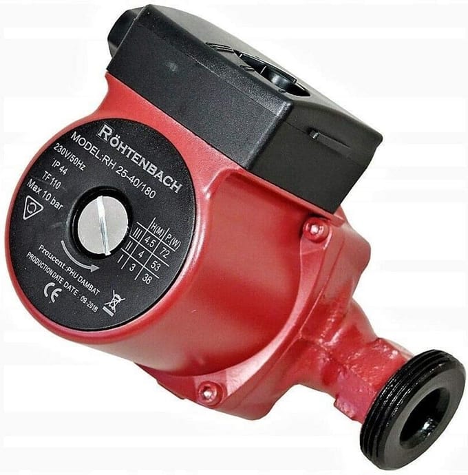 Circulatiepomp 25-40/180 voor Centrale Verwarming | Natte Loper Warmwaterpomp