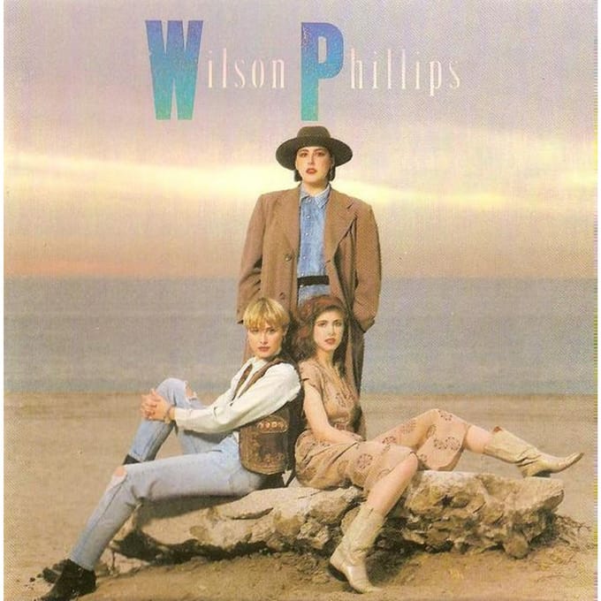 CD WILSON PHILLIPS Wilson Phillips CDP93745 SBK Records 1990 VS Rock Gebruikt beige