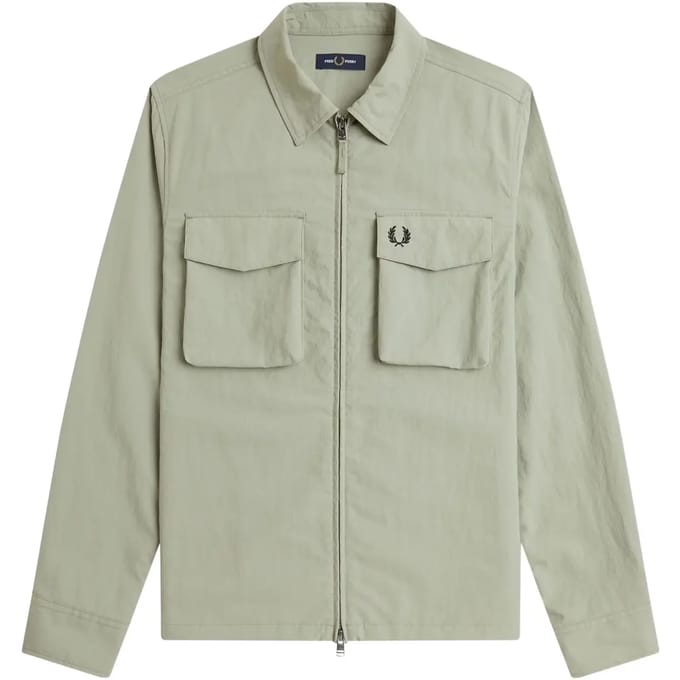 Overshirt met zak in ripstop Fred Perry