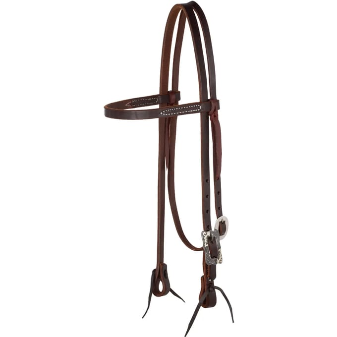 Paardrijden hoofdstel met stalen lus Berlin Custom Leather